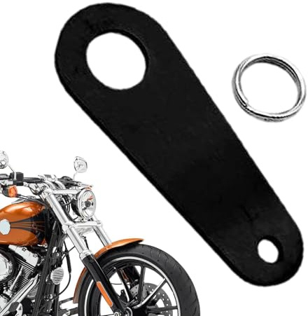 Luck Riding Bell - Colgador de campana y anillos partidos para moto, accesorios para motociclistas, accesorios de campana y llavero para la suerte, accesorio para moto fácil de usar