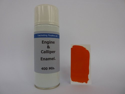1 x 400ml Aerosol Orange Heat Resistant Gloss Brake Caliper & Engine Paint