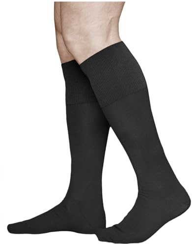 vitsocks Calzini Costume 100% COTONE Lunghi Ginocchio Uomo (2 PAIA) Sottili Traspiranti