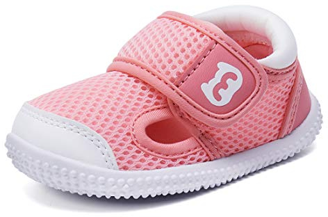 BMCiTYBM Baby Walking Shoes First Infant Sneakers Pink Size 12-18 Months