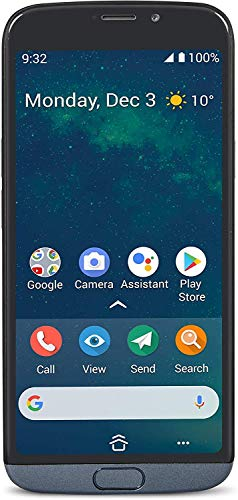 Doro 8050 Unlocked 13MP Camera Smartphone for Seniors with 5.7 Display and GPS Localisation [NEW] (Steel) (Renewed)