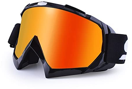 SGTTX Motorradbrille, ATV Dirt Bike Off Road Racing MX-Fahrbrille Anti-UV-Schutzbrille Winddichte staubdichte Motocross-Brille Anti-Scratch-Motorradbrille zum Radfahren/Reiten/Klettern/Skifahren