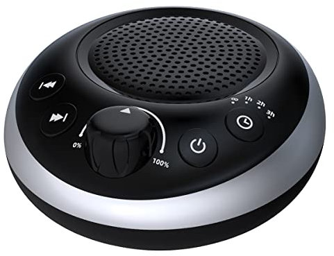 Sound Machine Loud White Noise Machine Nonstop Brown Noise Machine 30 Soothing Sounds for Baby Kids Adults Plug in Pink Noise Sleep Machine 36-Level Vol 4 Timer Memory Function for Home Travel Office