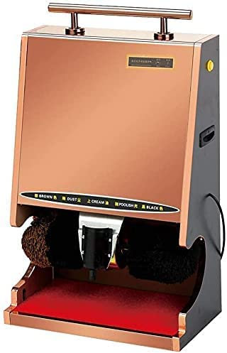 YANYUESHOP Machine de Nettoyage de Chaussures Automatique 60W Cireuse à Chaussures électrique, Brosse à Induction Automatique, Banc à Chaussures pour Usage Domestique ou Public (C) (C)
