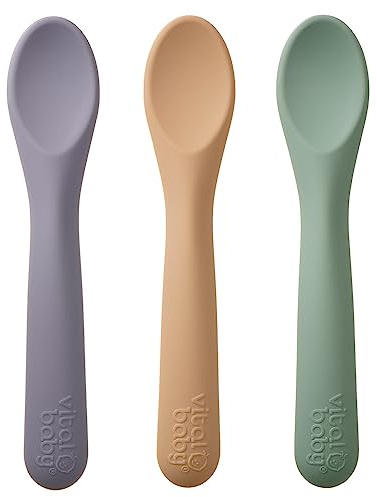 Vital Baby Nourish Silicone Spoons 3pk - Pastel