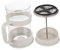 BESTonZON Filtros Cafetera Goteo Jarra De Café Cafetera Doméstica Vidrio Transparente