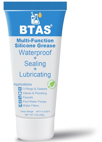 BTAS Graisse pour Joints Toriques de Plombiers, Lubrifiant pour Caoutchouc de Piscine, Qualité Alimentaire, 30g, 1 Pièces