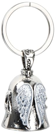 Campana Guardiana Moto, Campana Moto Amuleto, Accesorios de Campana de Guarda o Llavero, Regalos para Moteros, Aceite Campana de Motocicleta, para Motocicletas, Vehículos Coches, Eléctricos