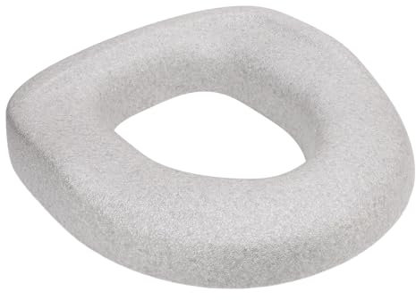 Luocute Cojín Elevado para Asiento de Inodoro, Cojín Acolchado para Inodoro, Cómodo, Tamaño Universal, para Ancianos, Mujeres Embarazadas y Personas con Movilidad Limitada, Textura Suave