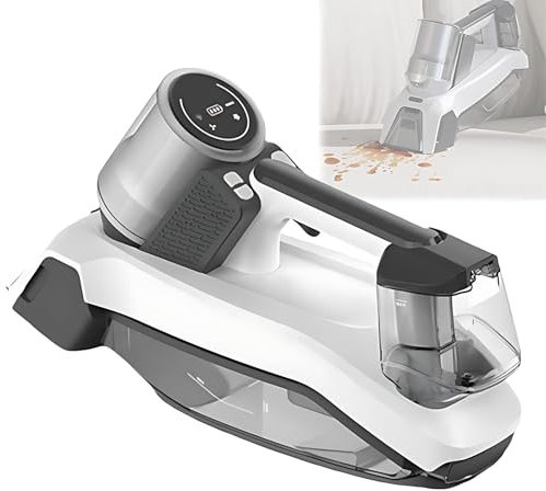 Machine de Nettoyage de Tissu Portable sans Fil, Nettoyeur à Vapeur Portable, réservoir d'eau de 300 ML, 8 Kpa, Nettoyeur à Vapeur pour appareils ménagers pour Le Nettoyage de Tapis, Tissus