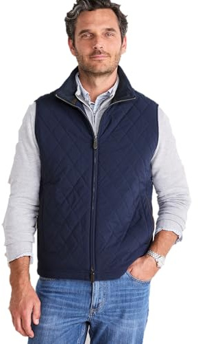 vineyard vines The Dorset Quilted Vest, Nautical Navy, L