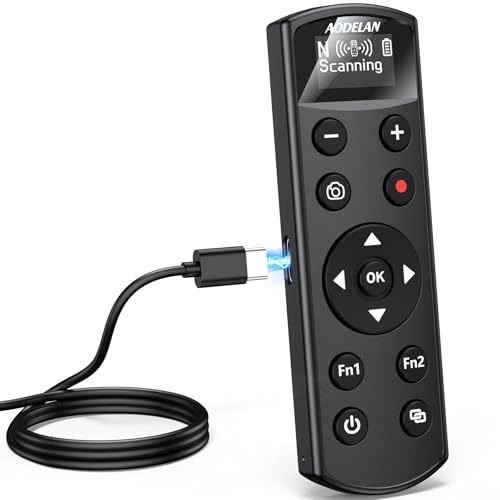 for Nikon Cameras Rechargeable Wireless Remote Control,Shutter Release with OLED Screen for Z6 II, Z30, Z50, Z5, Z7 II, Z fc, Z f, Z6 III, Z50 II, Z5II,P1000,P950, B600, A1000;Replaces Nikon ML-L7