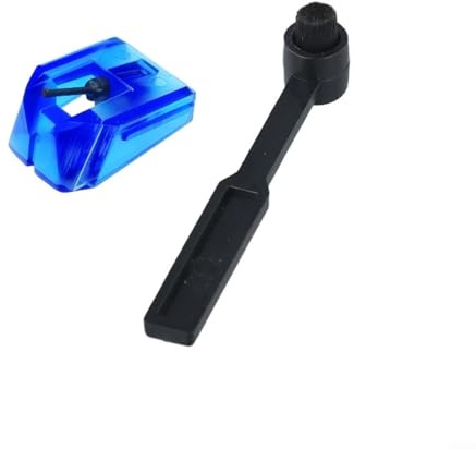EXTRWORY AT-VMN95E - Aguja de repuesto para tocadiscos de vinilo Audio-Technica AT-XP5 AT-VM95 Series (con cepillo)