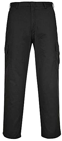 Portwest C701 Durable Reinforced Combat Trouser Black Tall, 38