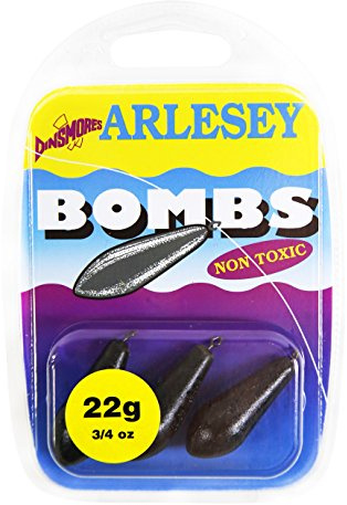 Dinsmores Non Toxic Arlesey Bomb Sinker - Black, 22 g