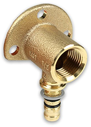 GEBERIT Mepla Press Rotguss Wandwinkel kurz [16x2,25mm - 1/2,H=37mm], Kontur G