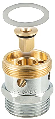 tecuro Rohrbelüfter für Auslaufventile M28x1 AG x 3/4 Zoll AG - Verchromt und DVGW zugelassen, aus robustem Messing