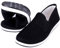 Kung Fu Tai Chi Zapatos de Artes Marciales Suela de Goma Unisex Lona Antideslizante Moda Qigong Zapatillas de Deporte Negro EU 46 (280cm)