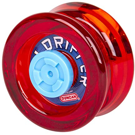 Duncan Toys Spin Drifter Side-Spinning Yo-Yo, Beginner to Advanced, Red
