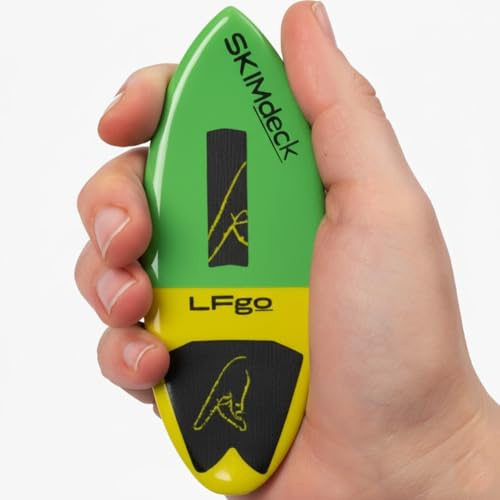 Skimdeck Professional Floating Finger Board Surf Skim Board for Fingers - Lucas Fink PRO Model (LF Pro)