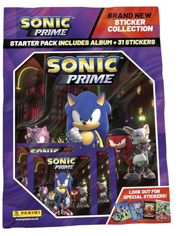 Sonic Prime Sticker Collection Starter Pack