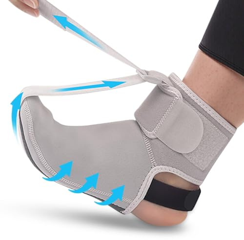 COMFORCE Plantar Fasciitis Night Splint, Adjustable Foot Brace Medium
