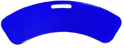 Transferbrett, Patientenschieber für den Transfer von Patienten oder Handica vom Rollstuhl ins Bett, Toilette, Badewanne, Auto, Schiebebrett mit einem Griff, Maximale Belastung 150 kg, Dunkelblau