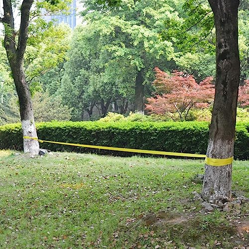 Generico Slackline 15 m x 50 mm 150 kg Gialla,Giallo,2.39kg,142667