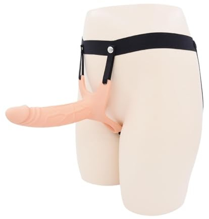 HTdangT Funda Hueca Para Pene Alargadora Con Correa, Consolador Con Correa Para Pene, Masturbador Alargador Con Correa Ajustable, Juguete Sexual Para Hombres Y Mujeres