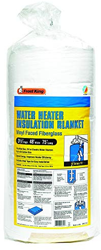Frost King SP57/11C All Season Water Heater Insulation Blanket, 3” Thick x 48” x 75”, R10