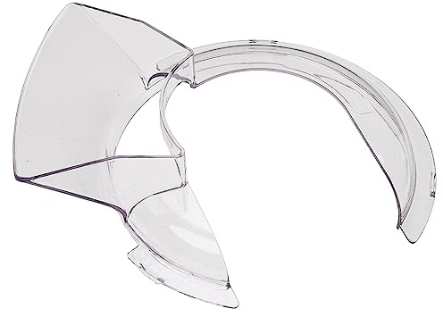 vhbw Spritzschutz kompatibel mit KitchenAid Classic, Artisan, K4 Küchenmaschine - Abdeckung mit Einfüllschütte, Kunststoff, Transparent