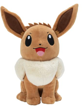 Pokémon PKW3105-30cm Plüsch - Evoli, offizielles Plüsch