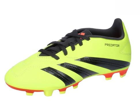 adidas Unisex-Kinder Predator Club L FxG J Steigeisen, Team Solar Yellow 2 / Core Black/Solar Red, 36 2/3 EU