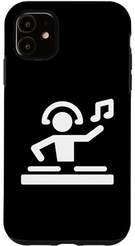 Custodia per iPhone 11 Divertente design grafico da DJ per gli amanti della musica e dei DJ