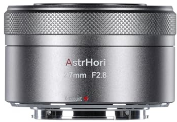 AstrHori AF 27 mm F2.8 Autofokus APS-C große Blende Prime Objektiv ultrakompaktes Pancake-Objektiv für Fuji X spiegellose Kamera X-H, X-T, X-S, X-PRO, X-E, X-A, X-H1, X-H2, X-H2S, X-T5, X-T4, X-T3