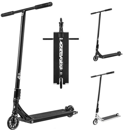 CORE ST3 Monopattino acrobatico completo, monopattino professionale per qualsiasi età – Pro Street Scooter per bambini e adulti – Ready to Ride Trick – nero