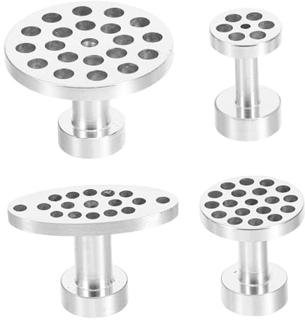 PartyKindom 4pcs Aluminum Glue Puller Tabs for Paintless Hail Damage Removal Remover Tool for Auto Body