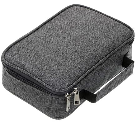 DabbOo Grande Trousse à Crayons 72 Emplacements avec Compartiments Détachables Gris 23x16x7cm Organisation Parfaite pour Fournitures Scolaires et Bureau Idéale pour Étudiants et Professionnels