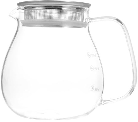 TOVINANNA Caffettiera Manuale in Acciaio Inossidabile 500ml Filtro per Fondi Caffè, Struttura Semplice, Pratica per Ufficio e Cucina