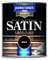 SATIN PAINT FOR WOOD and METAL BLACK 0.25L