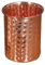 Copper Handgefertigte Becher aus reinem Kupfer für Wasser, Indienstil, Kupfer, 2er-Packung
