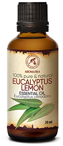 Limone Eucalipto 50 ml - Eucalyptus Citriodora - 100% Puro per il Relax - Bellezza - Cura del Corpo - Yoga - SPA - Fragranza Ambientale - Diffusore di Aromi - Lampada di Aromi