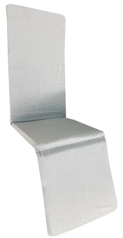 Markotex Cuscino per sedia sdraio - lettino - sedia - SFODERABILE - Tessuto in Cotone e Canapa. (Canapa Grigio, 170)