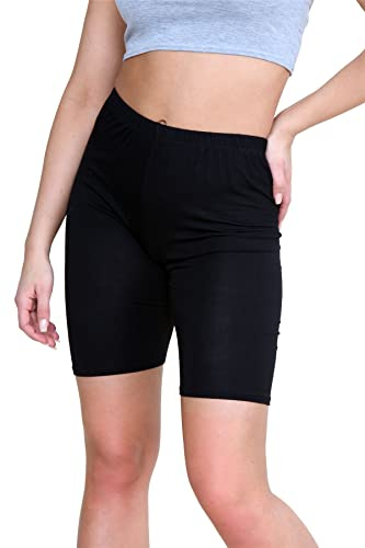 Hamishkane Nya damer enkel över knäet kort stretchig dans aktiv sport gym cykelshorts