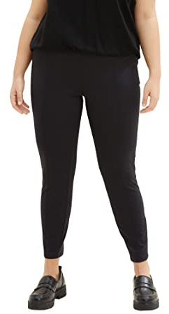 TOM TAILOR Damer Treggings byxor 1035942, 14482 - Deep Black, 44W / 28L