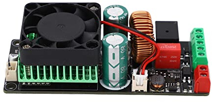 Mavaol Mini Amplificador de Audio de 500 W, Compacto, eficiente, Sonido de distorsión, Alta Potencia para proyectos de Audio de Bricolaje, parlantes de automóvil y Sistemas de