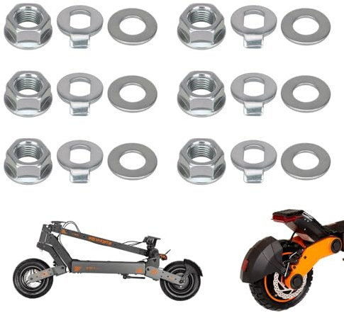 D8L Tornillos de tuerca fijos para patinete Kukirin G2, G3, G4, 14 mm de diámetro interior, acero inoxidable