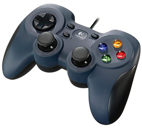 Logitech G F310 Wired Gamepad Controller Console - Blue/Black