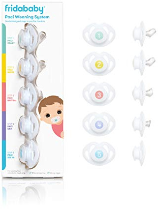 Frida Baby Silicone Paci Weaning System, BPA Free, Latex Free