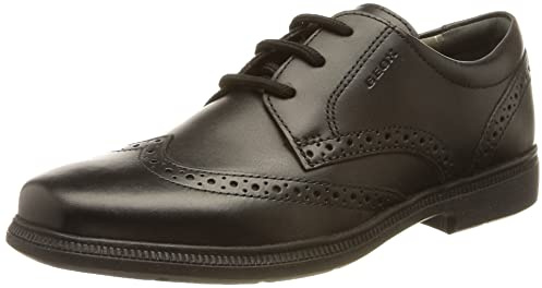 Geox Jr Federico A, Zapatos para Niño, Negro (Black), 36 EU
